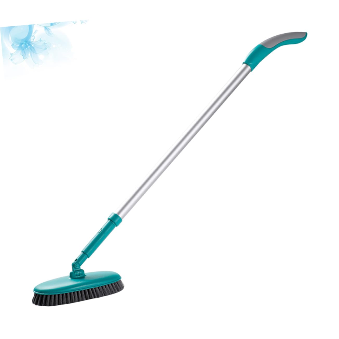 ULTECHNOVO Cepillos para Limpiar Azulejos Limpieza Cepillo Telescopico Cepillo Limpiador De Bañera Cepillo De Limpieza De Baño Matorral Flexible Cepillo De Tierra Baldosas De Cerámica