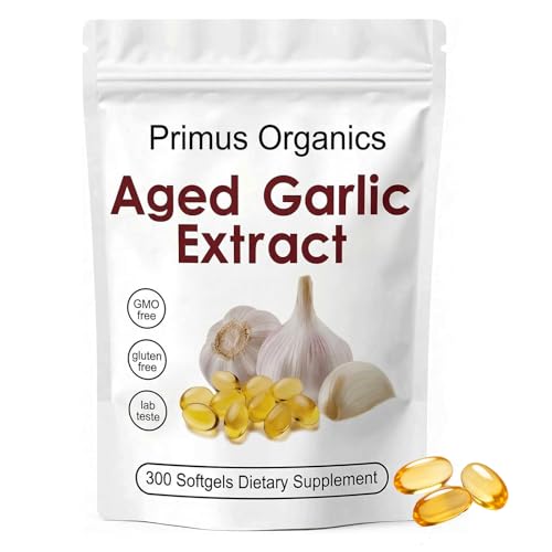 Primus Aged Garlic Extract 24-Month Aged 300 Odorless Softgels