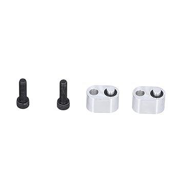 Car Parts, Anticorrosion Durable Coolant Crossover Plugs Tube Adapter Kit Silver for Auto