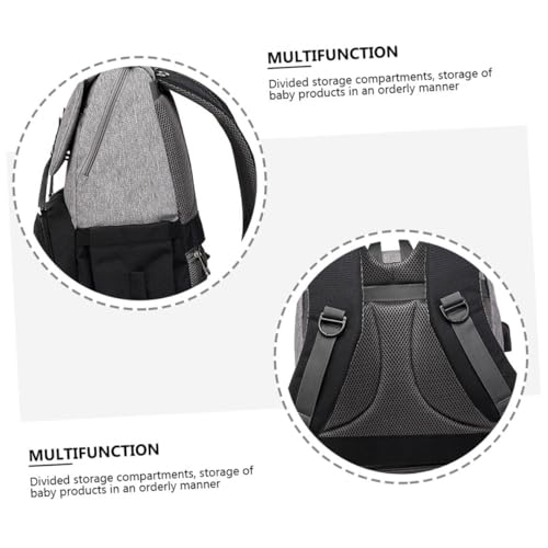 Sac à dos multifonction oxford grande capacité pour voyage et maternité - 5