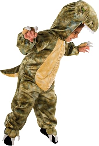 Pretend to Bee Costume de Dinosaure T-Rex pour Enfants, Musée Officiel d'histoire Naturelle, Barboteuse, Multicolore, 7-9 Ans