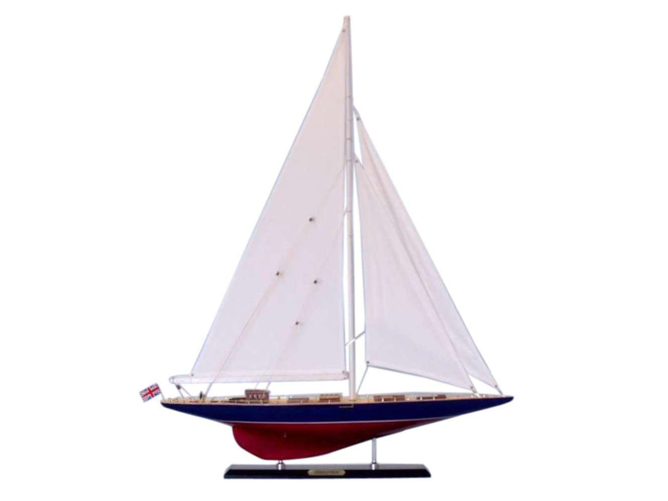 Endeavour Limited 35" - Wood Model Boat - Wood Sailboat Model - Sailboat Model