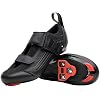 Tommaso Veloce II Cycling Shoes - Ride in Style - Peloton Shoes Triathlon Road Bike Indoor Cycling Men Women Compatible with Look Delta SPD SPD-SL Cleats White Black