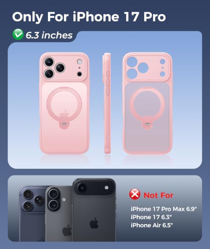 Image of FNTCASE for Phone Pro Case 18 Series /Phone 17 Pro Case with Stand Pink