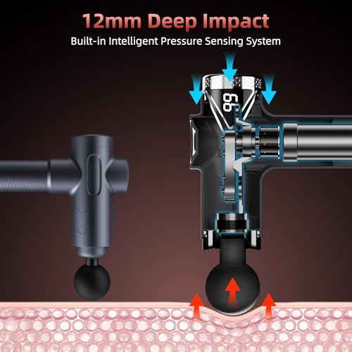 Image of LEERCON Massage Gun Deep Tissue Muscle Back Massager for Pain Relief