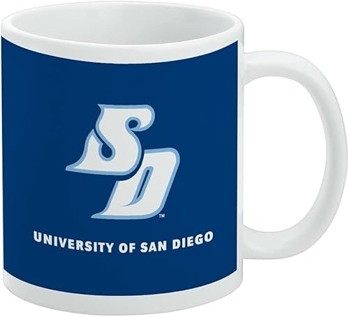 Vista 131 de Taza de cerámica con el logotipo principal de la Universidad de St. John, taza de regalo novedosa para café, té y bebidas calientes, 11oz, blanca