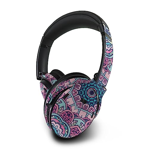 Image of MightySkins Glossy Glitter Skin Compatible with Bose QuietComfort 45 Headphones Tribal Mandala | Protective, Durable High-Gloss Glitter Finish | Easy to Apply | Made in The USA