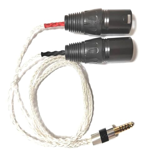 Câble adaptateur audio 4.4mm vers double XLR anti-interférence