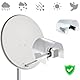 [ Test SEHR GUT, Note 1.2 *] ZEHNDER LNB Wetterschutz Abdeckung für 1 LNB, LMB Wetterschutzhaube Wetterschutzkappe, Schutz vor Hagel Schnee Regen, LMB Schutzhaube für Satellitenschüssel, Haube