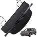 Marretoo for Jeep Cherokee Cargo Cover 2014 2015 2016 2017 2018 for Jeep Cherokee Accessories Black Retractable Trunk Cover Security Shield Shade