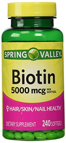 Spring Valley - Biotin 5000 mcg, 240 Softgels