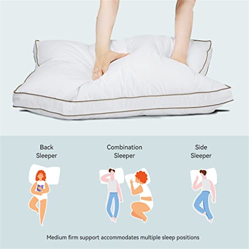 Oreiller lavables en machine avec support de couchage moyen - 4
