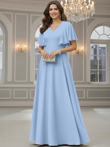 Image of KOH KOH Womens Long Elegant Bridesmaid Evening Cocktail Modest Maxi Dress