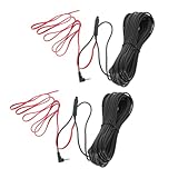 FIXOSHEE 2 pezzi Cavo Prolunga Telecamera Retromarcia Maschio-femmina per Auto e Camper Segnale Stabile e Installazione Versatile per Registratori Video e Retrocamere Veicoli