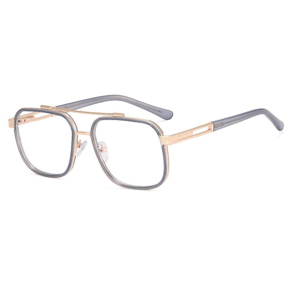 Gafas de ordenador con montura cuadrada de moda y estilo retro