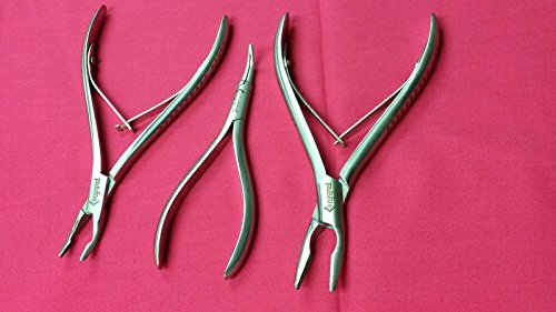 Lot of 3 Premium Grade Bone Ronguer Micro Friedman,Bluementhal and Micro Forcep
