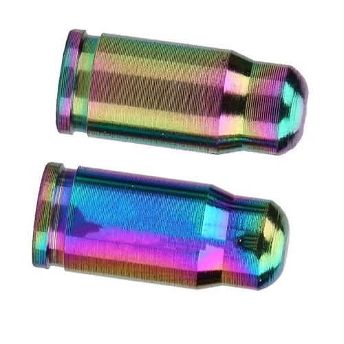 POENVFPO 2 Pcs Mountain Valve, Alloy Road Nozzle Valve for Inner Tube Gas Nozzle (Colorful)