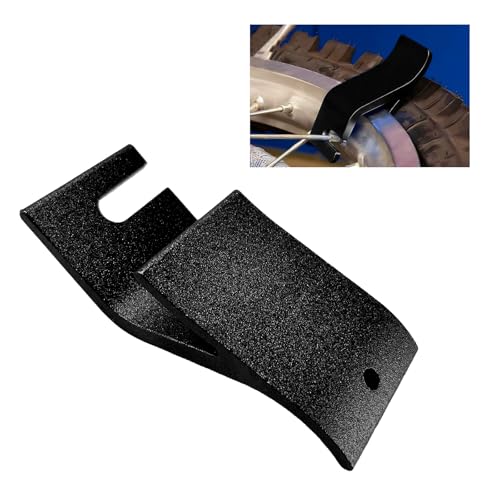 MTRPS Motorcycle Tire Bead Installation Holder Hook, Off-Road Tyre Change Removal Install Assistance Tool, Aluminum Alloy Tire Bead Holder Tyre Remover for Dirt Bikes Motorcycles (Black)