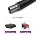 Hitzeschutzschlauch Isolierung Glasfaser für Abgasrohr Abgasschlauch 22mm 24mm für Standheizung Stromerzeuger Notstromaggregat Länge 45cm schwarz bis 400°C
