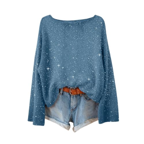 Blouses manches longues paillettes dorées pour briller au réveillon