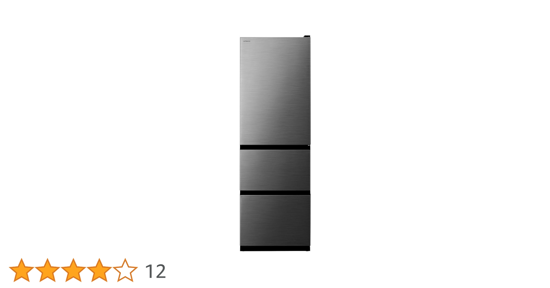 Crude Shin　日立冷蔵庫　R-V38NV（K）　375L ３ドア Amazon | 日立 冷蔵庫 幅60cm 375L 右開き R-V38V S