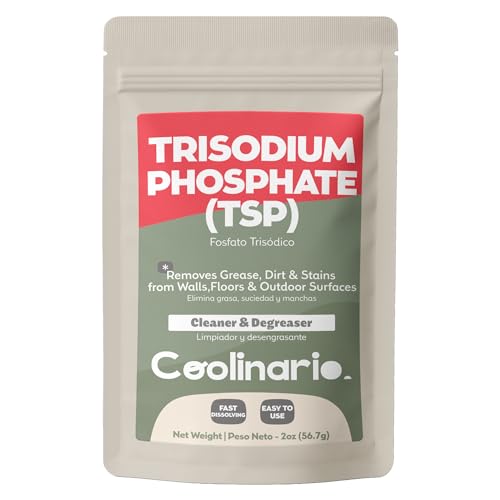 Coolinario Trisodium Phosphate - TSP Cleaner (2 Oz) Heavy-Duty Cleaner