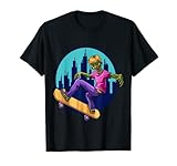 Sky board Funny walker Zombie awesome art T-Shirt