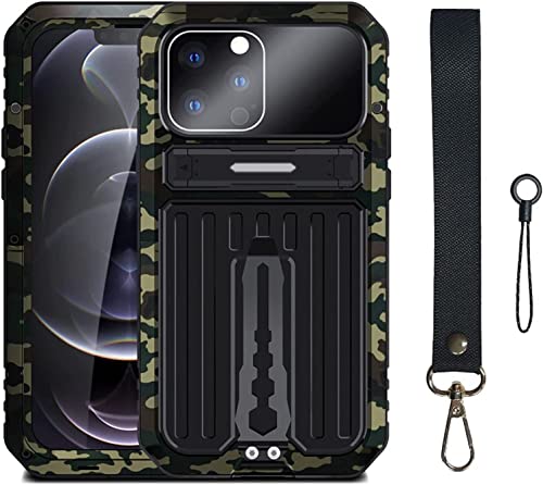 Coque iPhone 13 antichoc étanche poussière protection écran intégrale camouflage