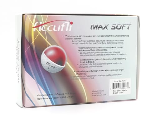 Image of ACCUFLI Max Soft Crystal Golf Balls