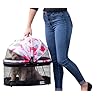 Pet Gear No-Zip View 360 Pet Safety Carrier & Car Seat for Small Dogs & Cats Push Button Entry,Available in 7 Colors,View 360 20-inch, Blossom