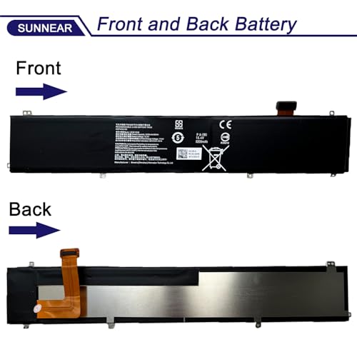 Image of 80Wh RC30-0248 Laptop Battery for Razer Blade Advanced 15 2018 2019 2020 2021 RTX 3070 3080 2070 2080 Blade RZ09-0367x RZ09-0367 RZ09-0330x RZ09-03018 RZ09-0301 4ICP4 /55 /162 5029mAh