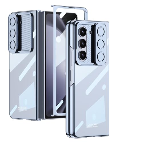 Coque Samsung Galaxy Fold 5 antichoc tout compris avec vitre avant et dos rigide cristal