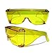 Cover-Up Yellow Fit Over Sunglasses Night Driving For People Who Wear Prescription Glasses