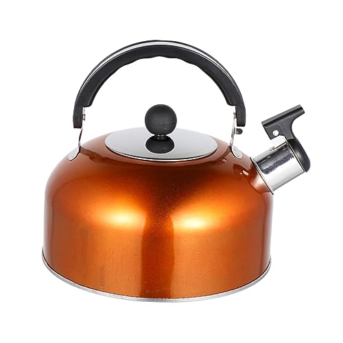 KICHOUSE 1 Pc pava placas de induccion cafeteras cafetera jarra silber jarra cafetera compañero tetera hervidor de gas naranja tetera de acero inoxidable tetera hervida el plastico Orange