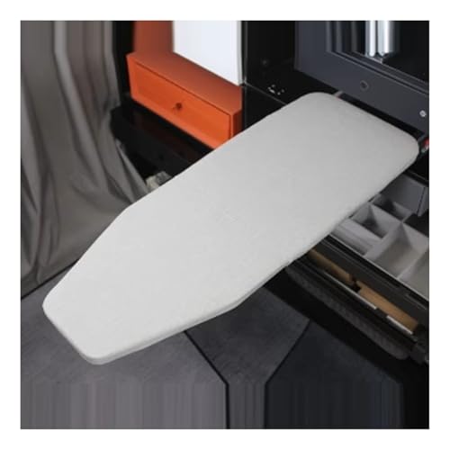 Planche à repasser rétractable pliable argent pour simplifier votre quotidien