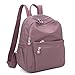 Pealwel Mini Backpack Purse for Women,Small Nylon backpacks for Ladies Backpacks Women Anti Theft Travel Bag (Pink)