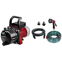 Einhell Gartenpumpe GC-GP 6538 (650 W, 3,6 bar Druck, 3.800 l/h Förderleistung, Wassereinfüllschraube, Wasserablassschraube, Tragegriff, inkl. 5-tlg. Zubehör-Set)