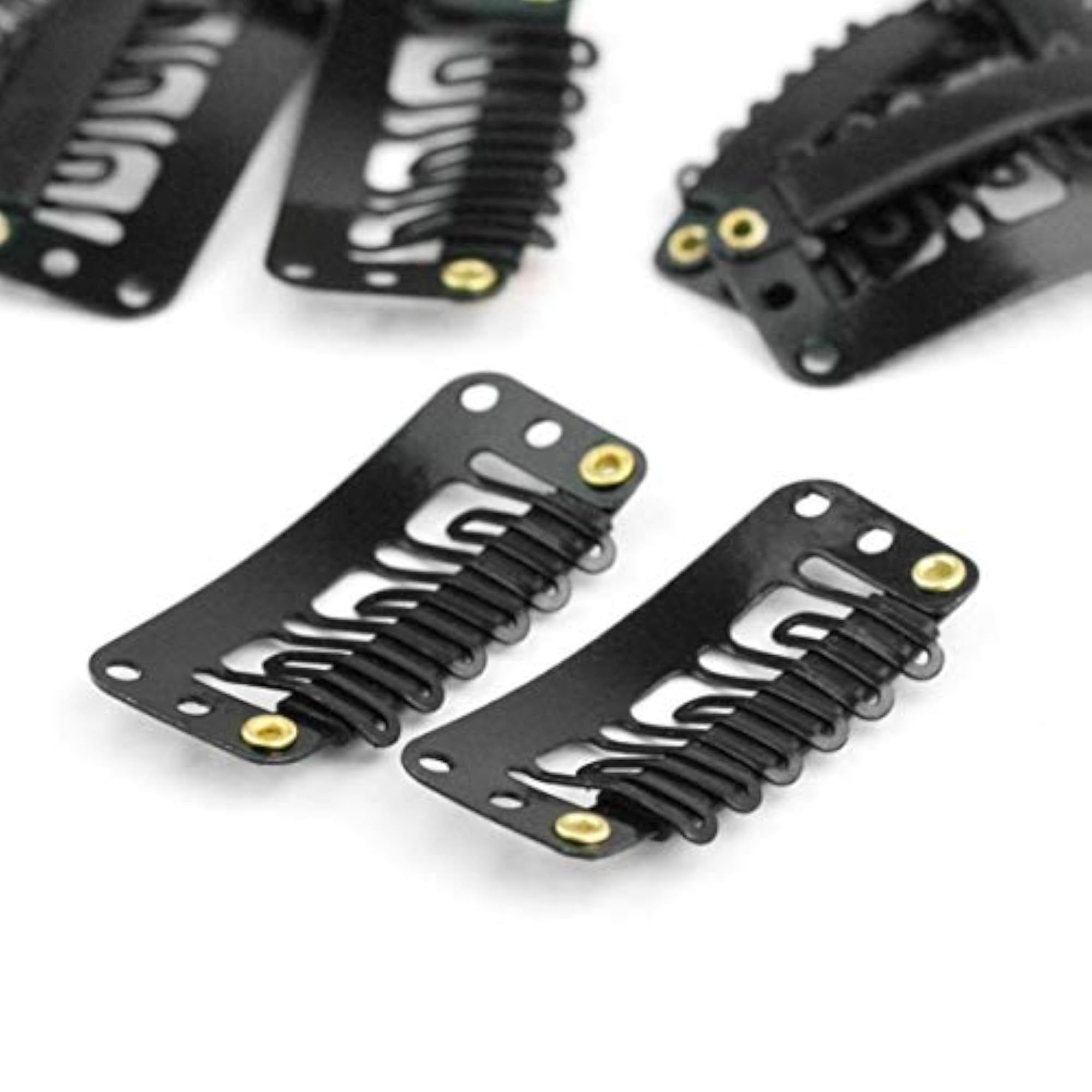 15 Pcs U Shape Snap Clip for Hair Extension Weft Wigs