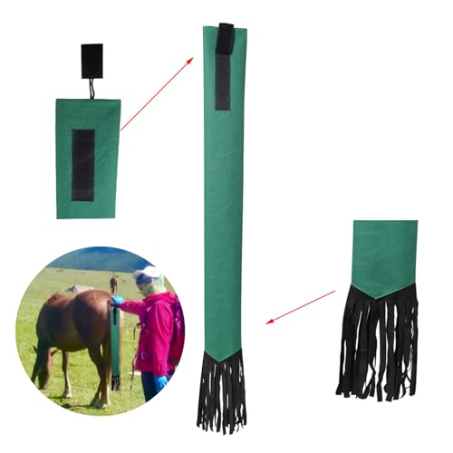 Bolsa para cola de caballo Wedhapy con flecos lote de 4 protectores ecuestres 3