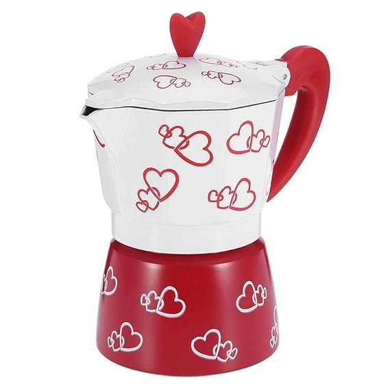 Image of Aluminum Durable Moka Pot| Portable Coffee Maker |Italian Espresso Coffee Machine or Percolator(Can Make 3 Cups)