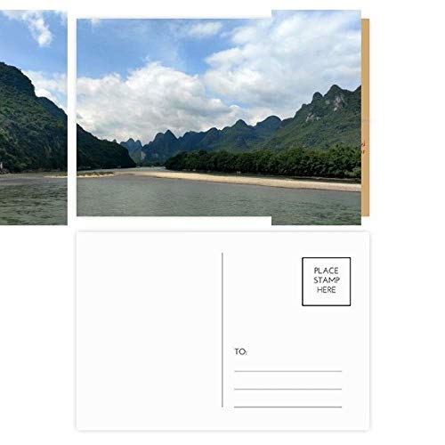 Cartes postales Mountains Lakes de collection imprimées sur papier d'art rigide