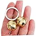 BESPORTBLE Copper Collar Bells for Cats and Dogs Lightweight Pet Accessory Decorative Safety Bells for Collars Easy to Attach for All Pets