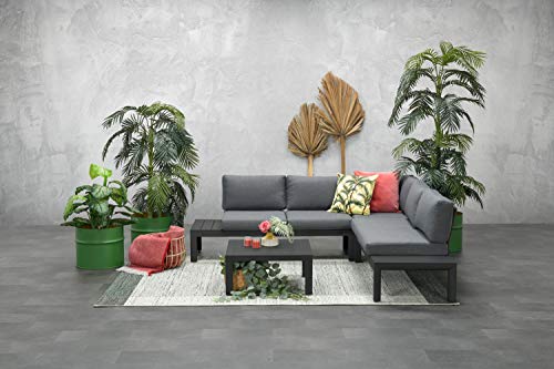 Preisvergleich Produktbild Garden Impressions Aluminium Lounge Adelaide, inklusive wasserabweisender Kissen