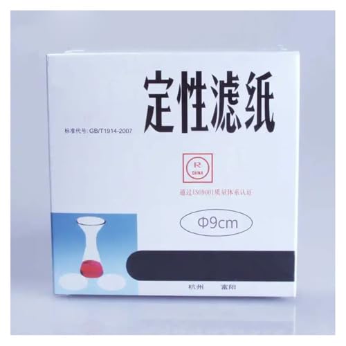 Papier filtre de laboratoire circulaire 9 cm à vitesse moyenne pour entonnoir