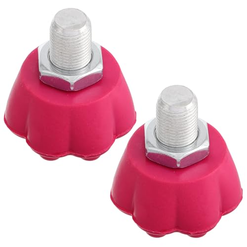 POPETPOP 2 Pack Roller Skates Toe Stops Rubber Toe Stops Plugs for Quad Skates Brakes Simple Install