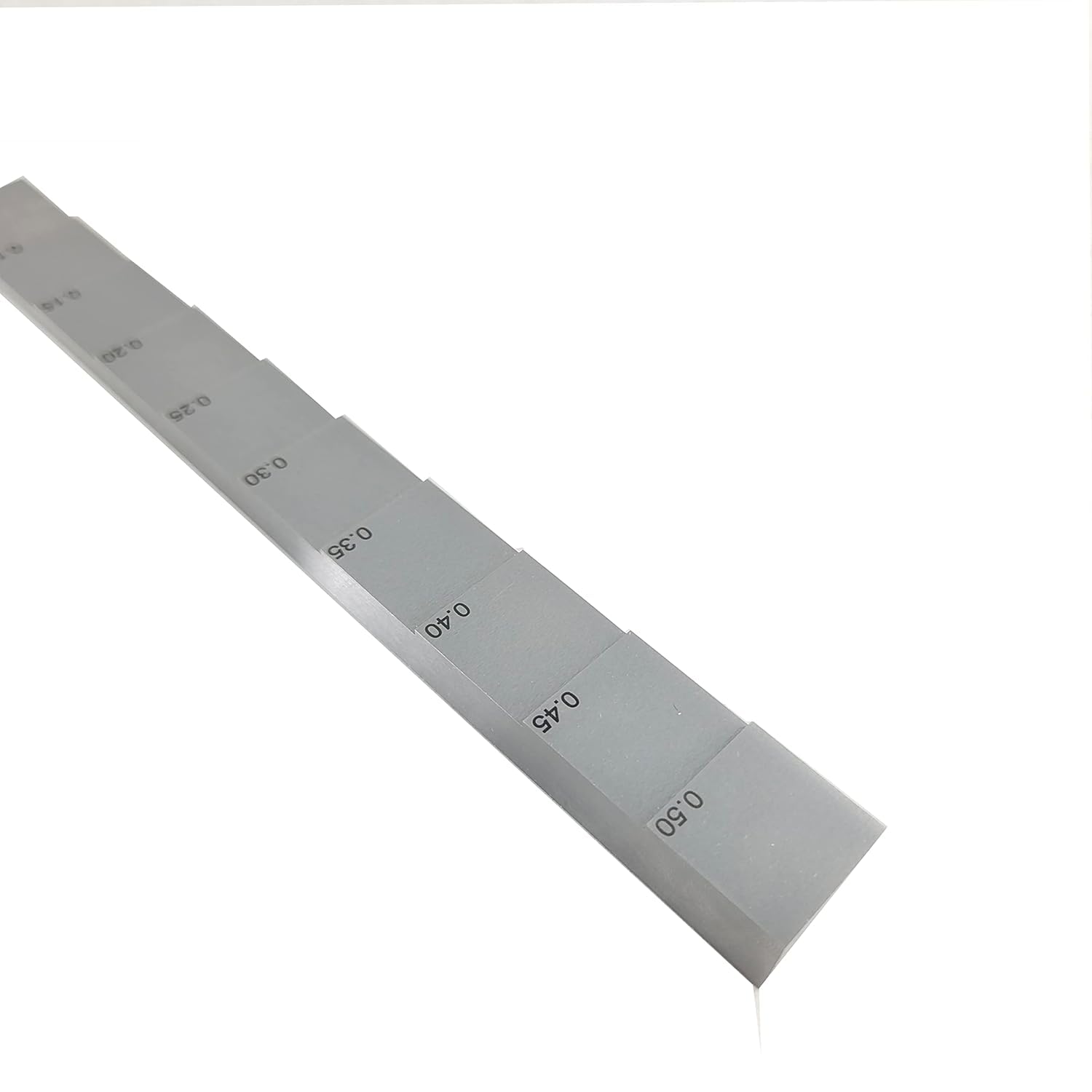 YFYIQI 10 Step 1mm 2mm 3mm 4mm 5mm 6mm 7mm 8mm 9mm 10mm 1018 Steel Ultrasonic Thickness Gauge Calibration Block