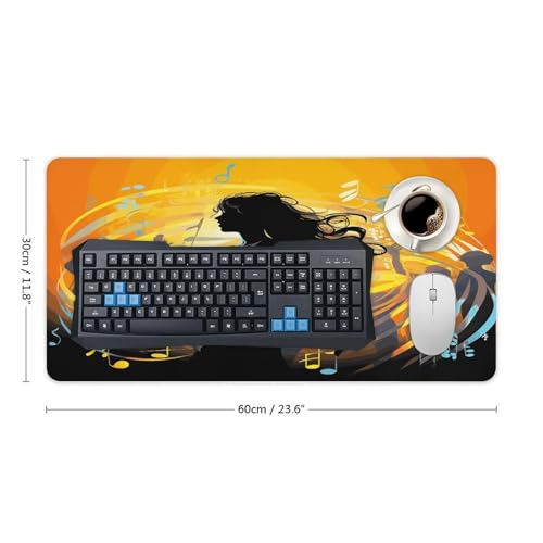 Dance Music Desk Mat alfombrilla grande antideslizante miniatura 2
