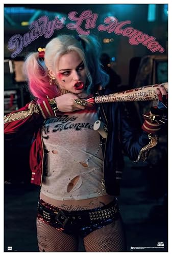 Escuadrón Suicida Póster Harley Quinn, Daddy'S Lil Monster Cartel 91x61 cm