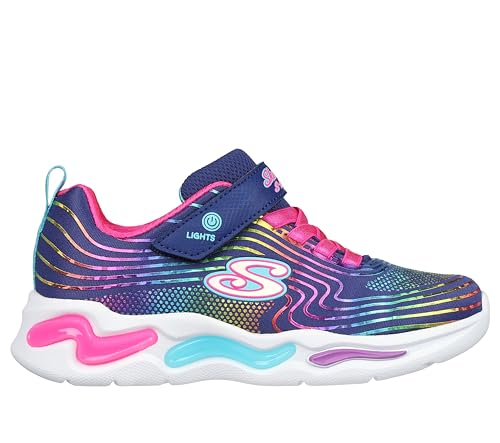 Skechers 302338L-NVMT Kids Wavy Beams Sneaker thumb #3