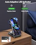 NANAMI Wireless Charger Stand for Google - 3 in 1 Charging Station for Pixel Watch 3/2(NOT for Watch 4/1), Fast Charger Dock for Pixel 9 Pro XL/9a/Fold/8/7/6/5/4, Buds Pro 2, Fitbit Versa 4/Sense 2